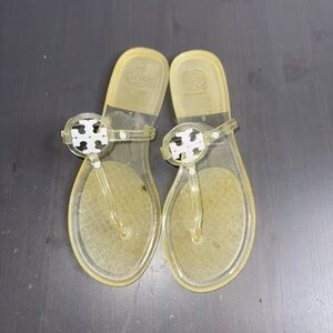 Tory Burch Mini Miller Clear Sandals